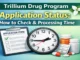 Trillium Drug Program Application Status