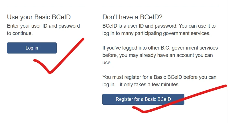 ACCB Application BC online form