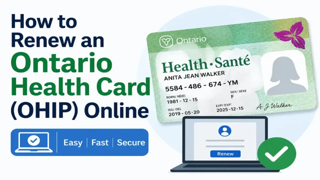 Renew Ontario Health Card